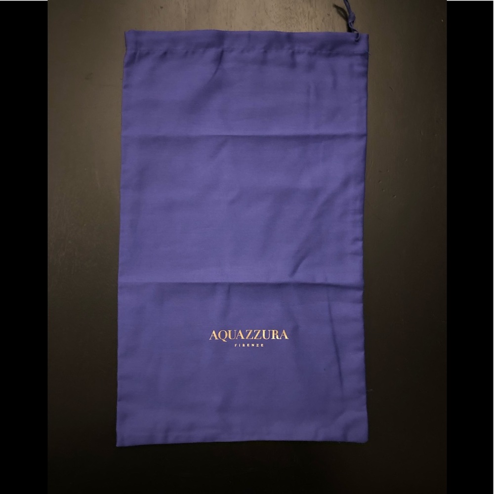 Authentic Aquazzura dust bag in Royal Blue